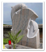 marbres.ch : réalisation de monuments funéraire personnalisés d'après croquis, rénovation de tombes