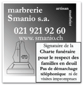 Smanio marbrerie SA - fabrication et pose de monuments funraires